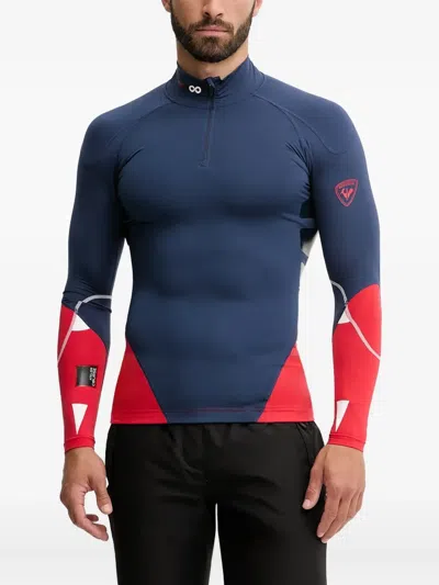 Rossignol Infini Zip-neck Ski Top In Blue