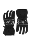 Rossignol Jane Snowflake-print Ski Gloves In Black
