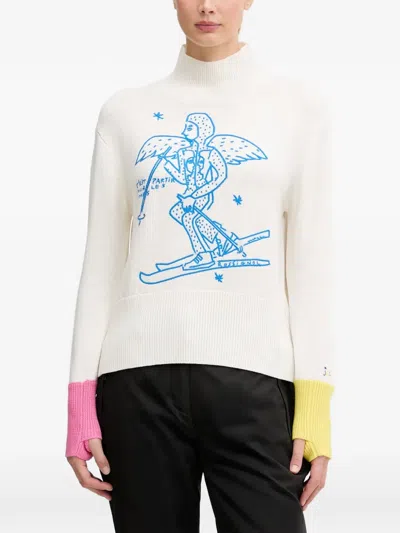 Rossignol Jcc Lina Roll-neck Sweater In White