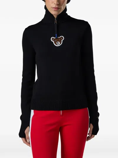 Rossignol Jcc Teddy Quarter-zip Sweater In Black