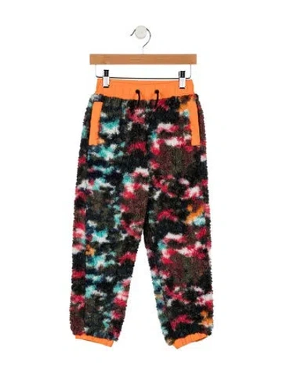 Pre-owned Rossignol Kids' Fleece Jogger Pants In Orange