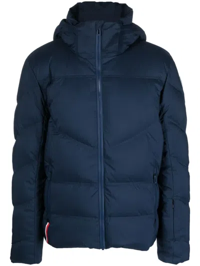 Rossignol Logo-patch Padded Jacket In Blue
