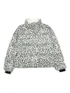 Rossignol Leopard-print Down Jacket In White