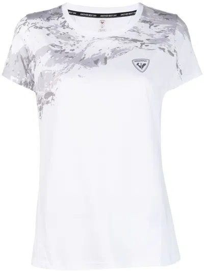 Rossignol Lightweight-jersey Logo-print T-shirt In White