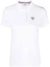 Rossignol Logo-crest Cotton Polo-shirt In White
