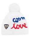 Rossignol Logo-embroidered Beanie In White