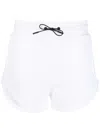 Rossignol Logo-patch Cotton Shorts In White