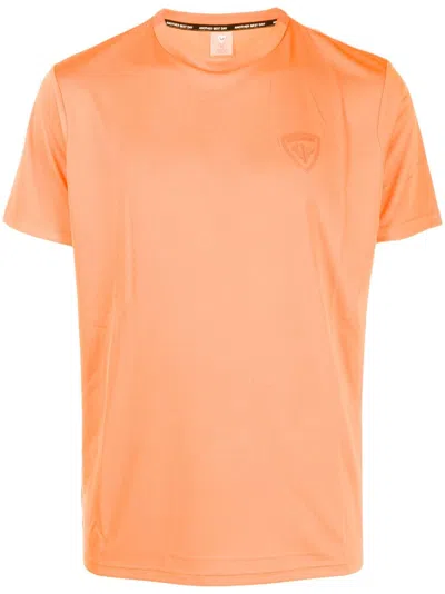 Rossignol Logo-patch Short-sleeved T-shirt In Orange