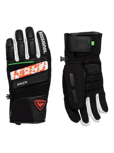 Rossignol Logo-patch Ski Gloves In Black