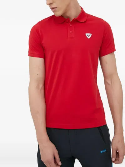 Rossignol Logo Polo Shirt In Red