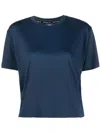 Rossignol Logo-print Cropped Performance T-shirt In Blue