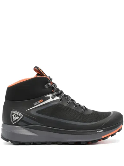 Rossignol Logo-print Hiking Shoes In Black