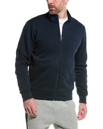 Rossignol Logo Patch Zip-up Sweatshirt In Blue