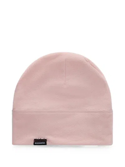 Rossignol Kids' Logo-detail Beanie Hat In Pink