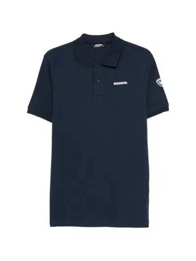 Rossignol Logo-detail Polo Shirt In Blue
