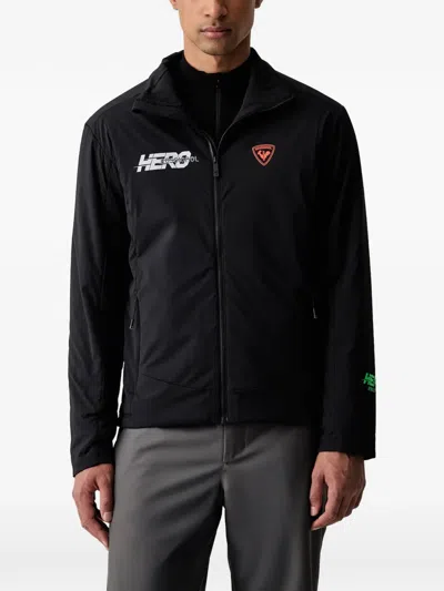 Rossignol Logo-print Zip-up Jacket In Black