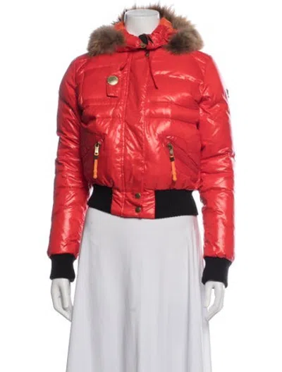 Pre-owned Rossignol Nylon Down Jacket In Red