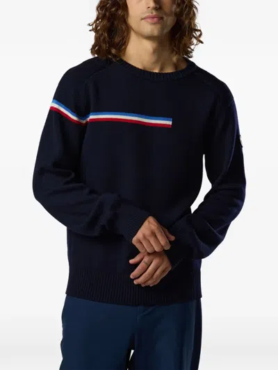 Rossignol Odysseus Striped Sweater In Blue