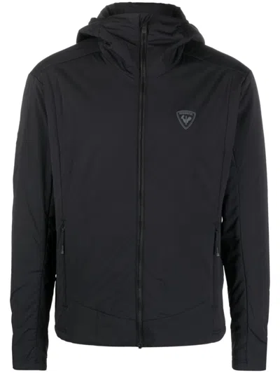 Rossignol Opside Hooded Lightweight Jacket In Schwarz
