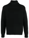 Rossignol Gestrickter Rollkragenpullover In Schwarz