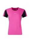 Rossignol Panel Hiking Tee In Pink