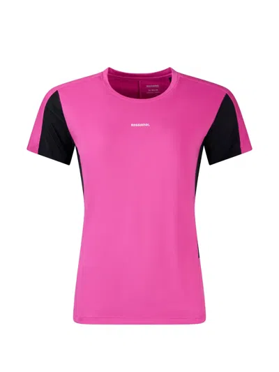 Rossignol Panel Hiking Tee In Pink