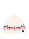 Rossignol Patterned Beanie In White