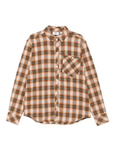 Rossignol Plaid Pocket Shirt In Orange