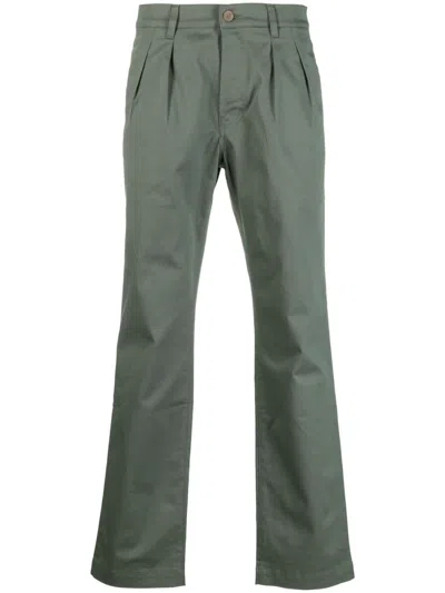 Rossignol Pleat-detail Chino Trousers In Green
