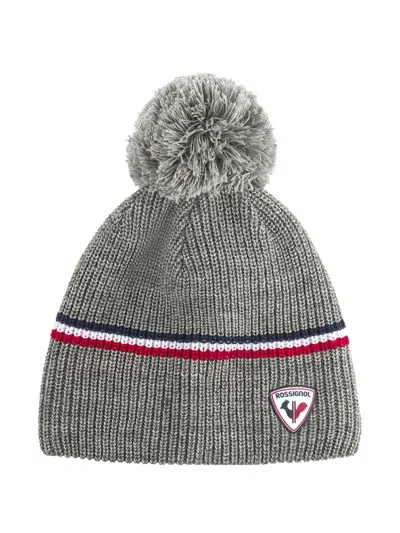 Rossignol Pompom-detail Beanie Hat In Gray