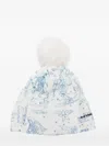 Rossignol Pompom-detail Printed Beanie In Transparent