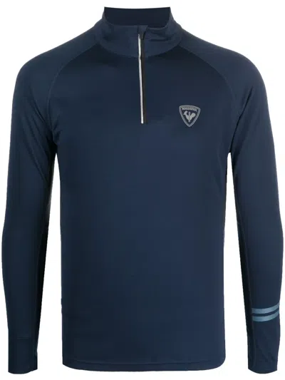 Rossignol Poursuite Half-zip Performance Top In Blue