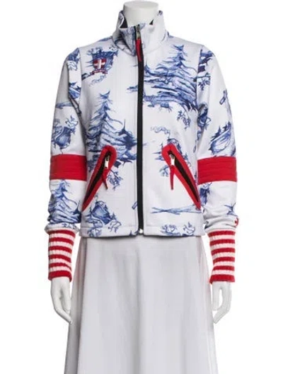 Pre-owned Rossignol Printed Jacket In White