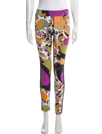 Pre-owned Rossignol Printed Skinny Leg Pants In Multi
