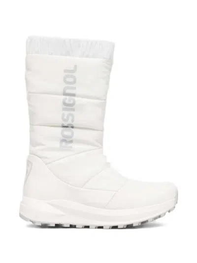 Rossignol Quilted-design Snow Boots In White