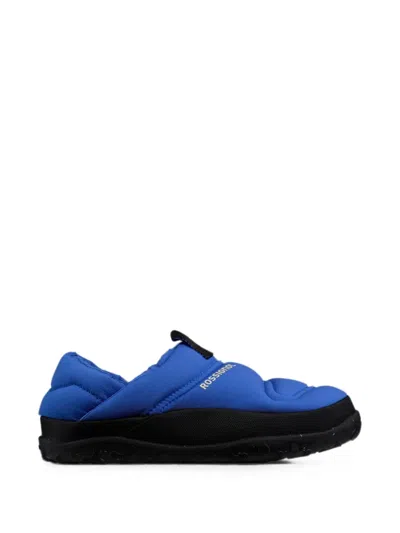 Rossignol Quilted Slippers In Blue