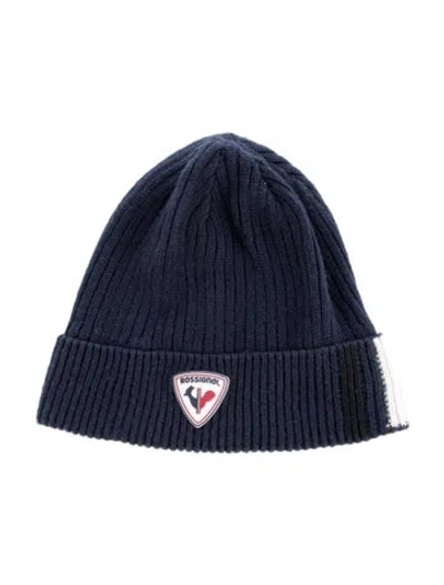 Pre-owned Rossignol Rib Knit Beanie In Blue
