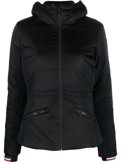 Rossignol Roc Faux Fur-trimmed Ski Jacket In 黑色