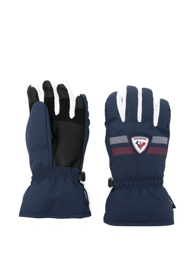 Rossignol Roc Waterproof Ski Gloves In Blue