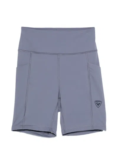 Rossignol Sapa Tight Side-pocket Shorts In Blue