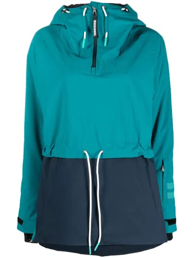 Rossignol Skpr Pullover Hooded Anorak In Green