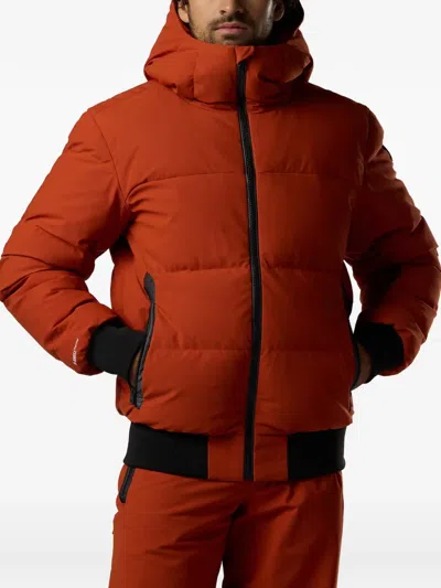 Rossignol Snowblaze Down Bomber Ski Jacket In Orange