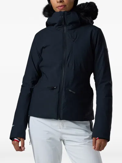 Rossignol Snowdazzle Faux-fur-trim Ski Jacket In Blue