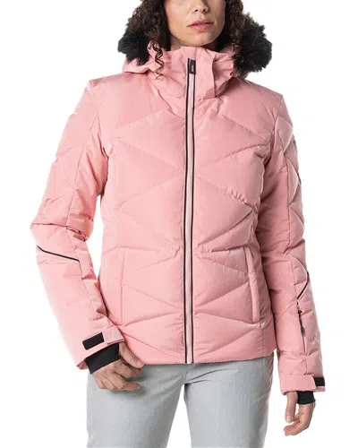 Rossignol Staci Hooded Puffer Jacket In Pink