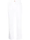 Rossignol Straight-leg Cotton Trousers In White