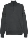 Rossignol Stripe Knit Sweater In Grey