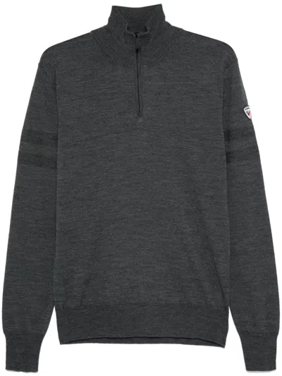 Rossignol Stripe Knit Sweater In Grey