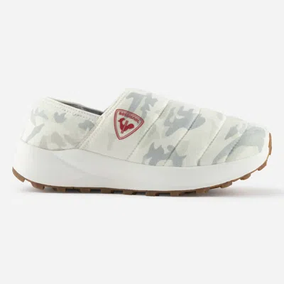 Rossignol Unisex Chalet Winter Slippers In White Camo