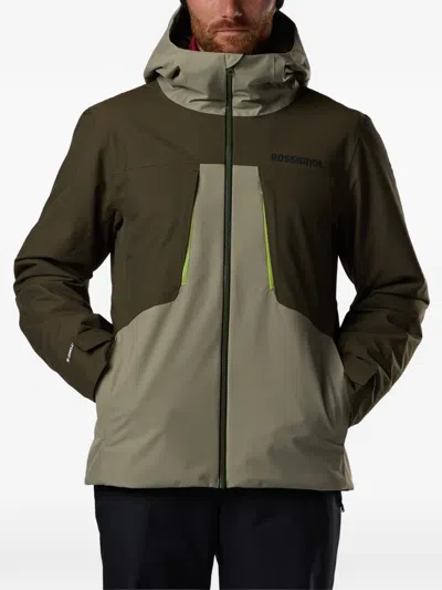 Rossignol Velika Colour-block Ski Jacket In Green