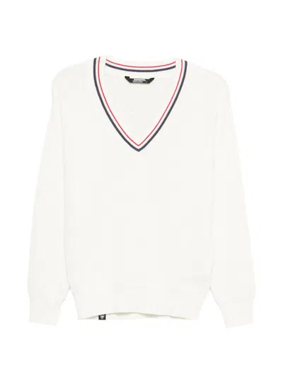Rossignol V-neck Sweater In White